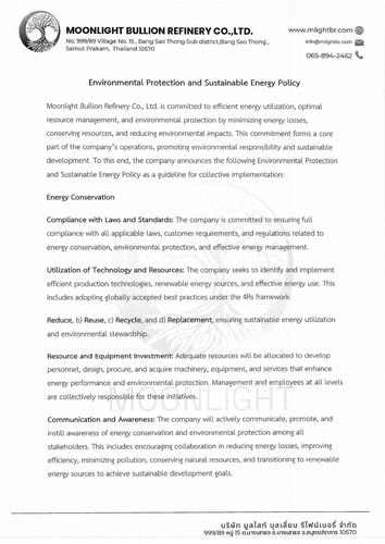 Environment Protection and Sustainble Energy Policy (EN&TH)